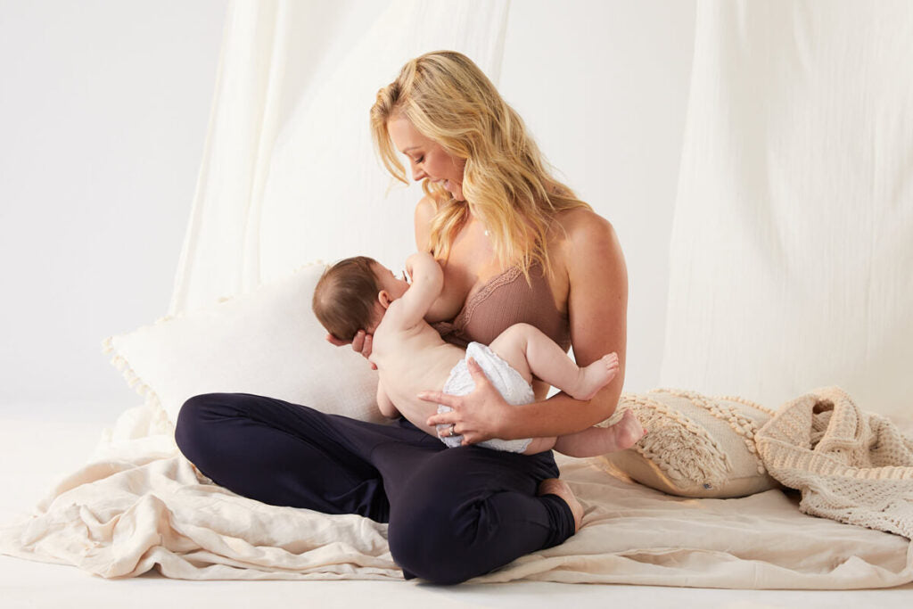 woman breastfeeding