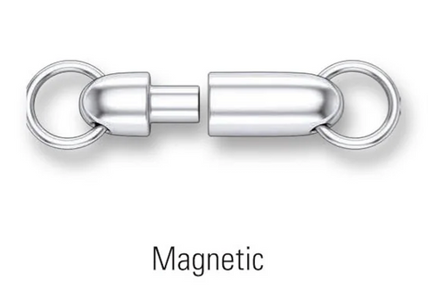 magnetic clasp image on white background