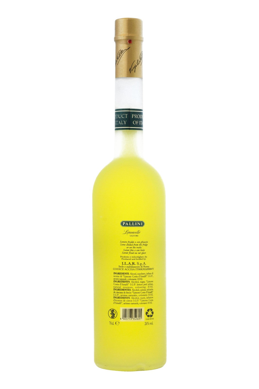 Limoncello Italien De Liqueur De Citron Photo stock - Image du