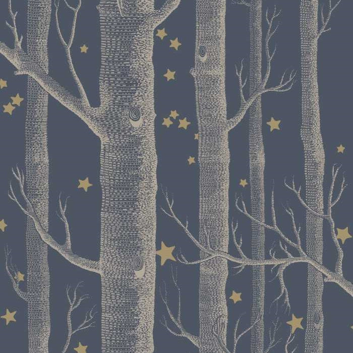 redden Brig beddengoed Cole & Son Whimsical Woods & Stars 103/11052 - Behang.nl