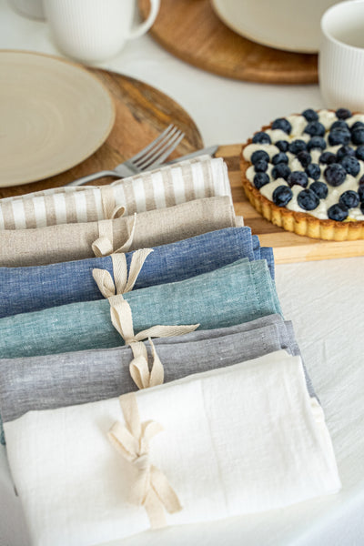 Linen napkins set