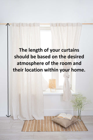 linen curtains length