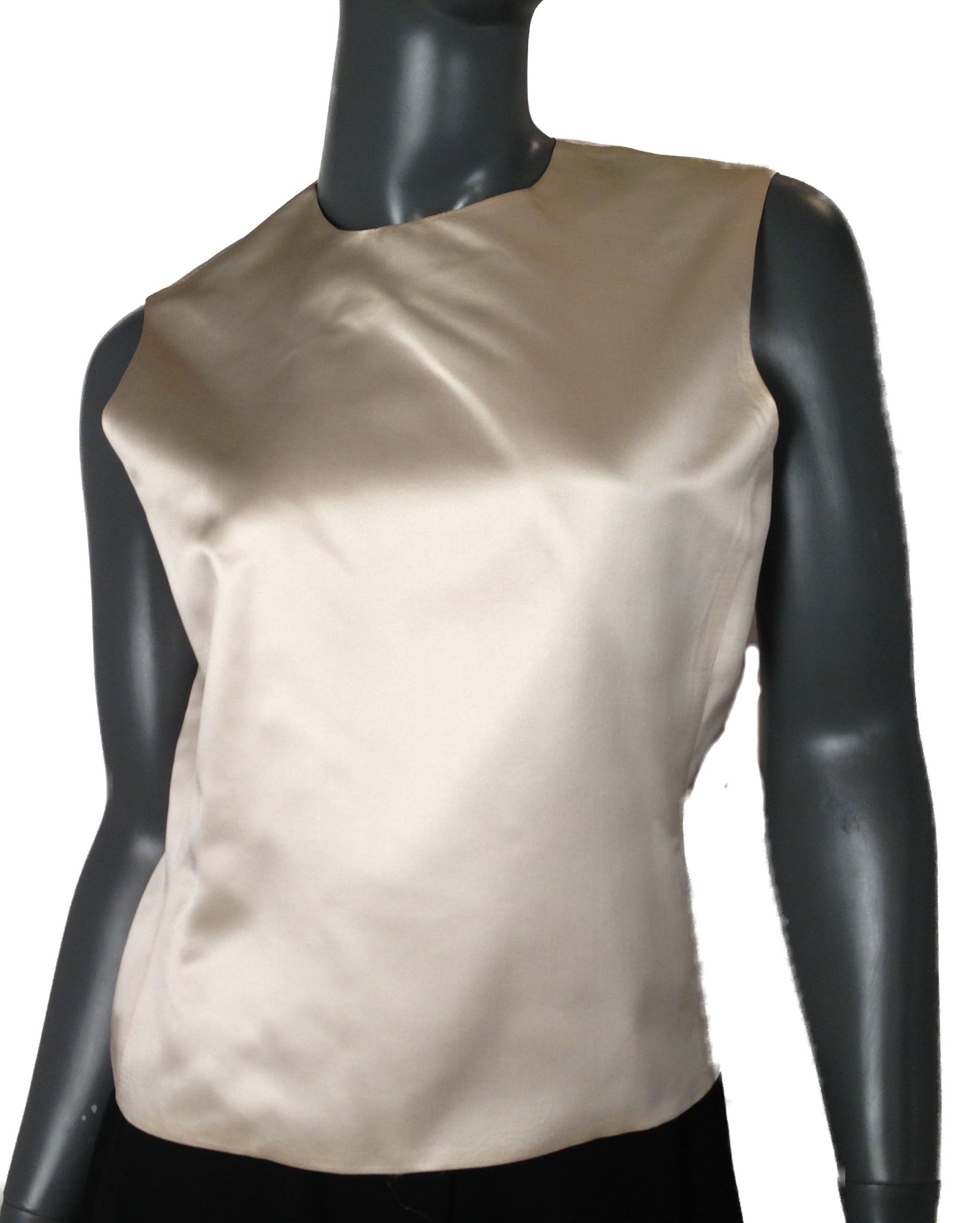 Perfect Silk Shell, Calvin Klein - refashioner