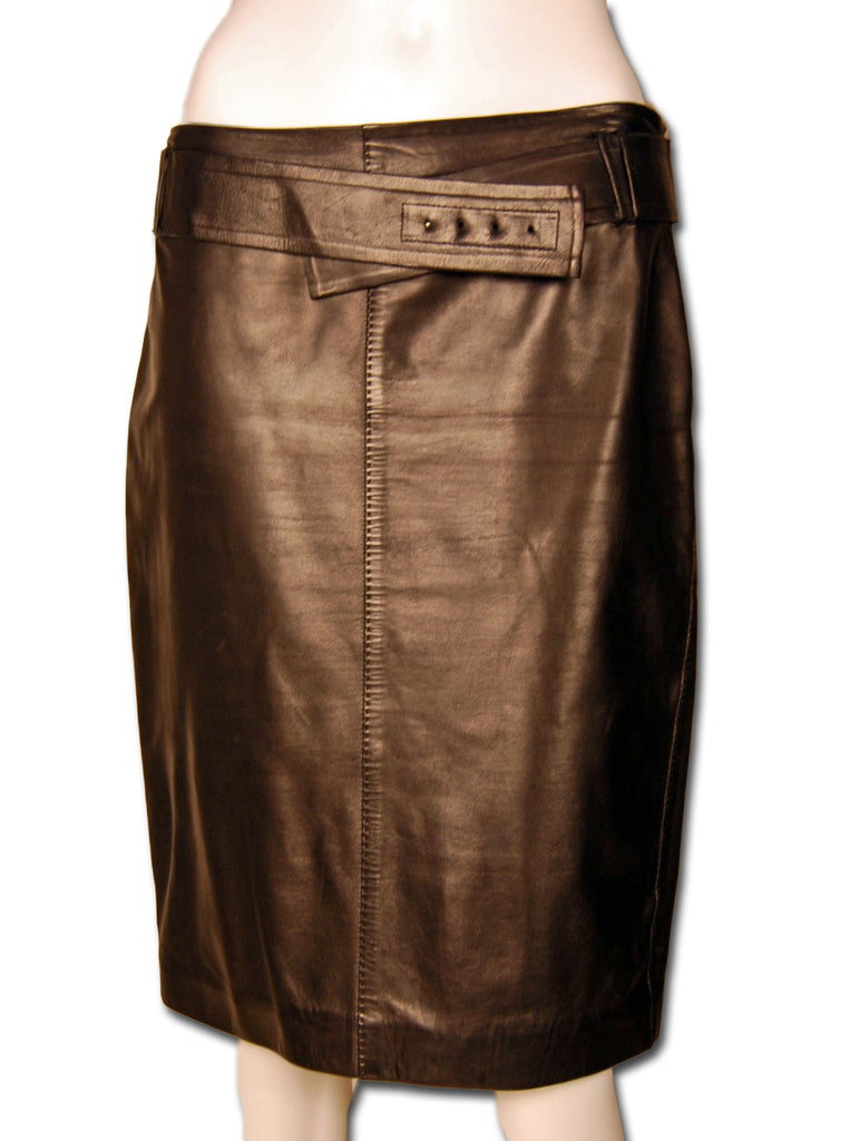 Tom Ford Gucci Leather Skirt - refashioner