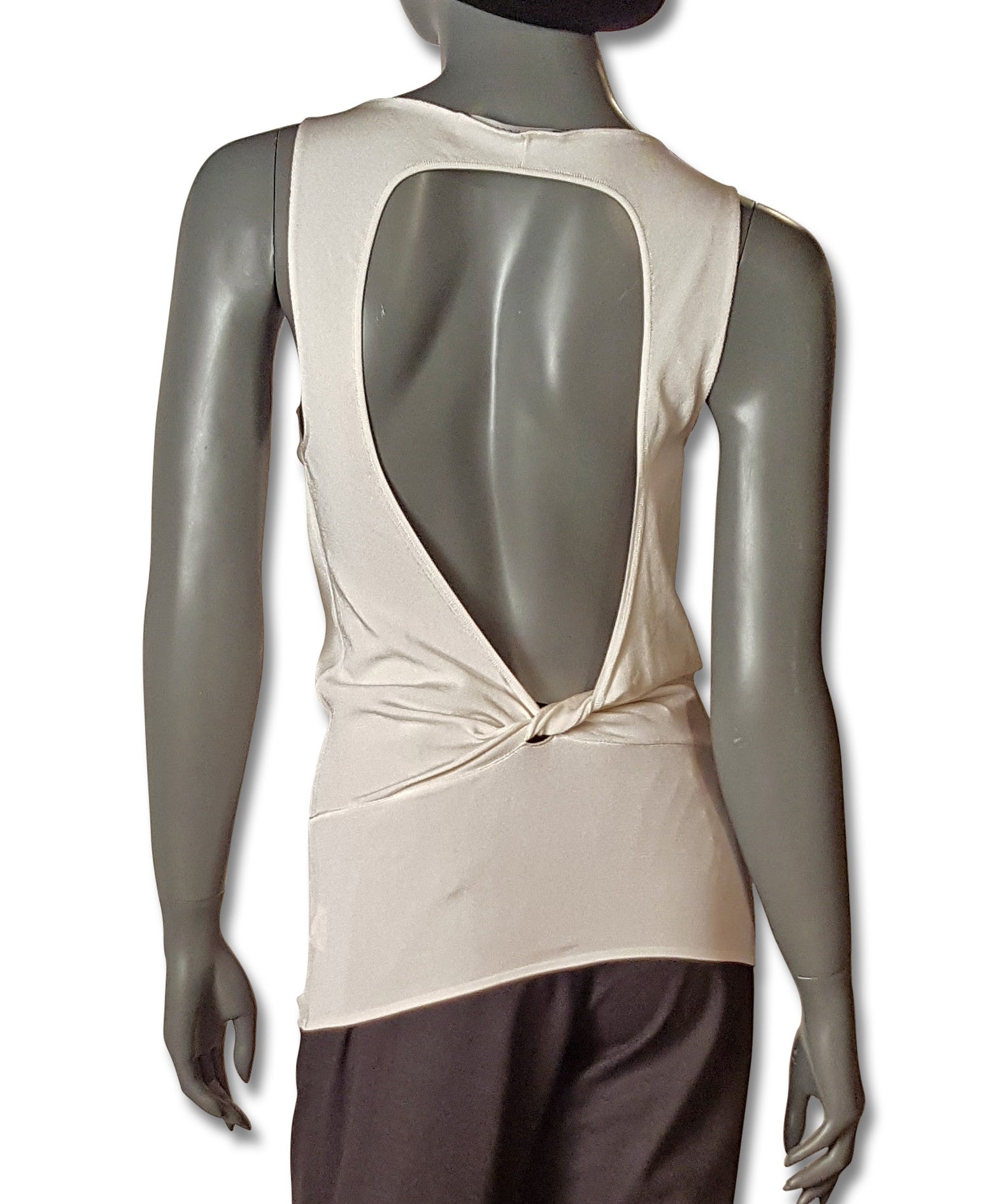 Tom Ford Gucci Cutout Back Silk Tank - refashioner