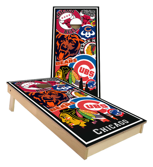 Chicago Cubs World Champions custom cornhole boards