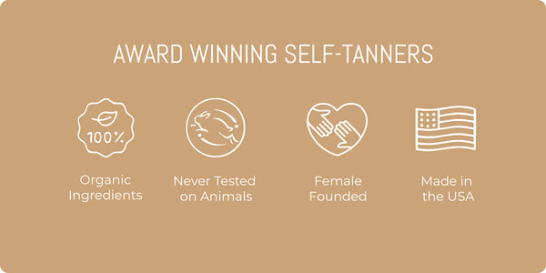 Vegan self-tanning products