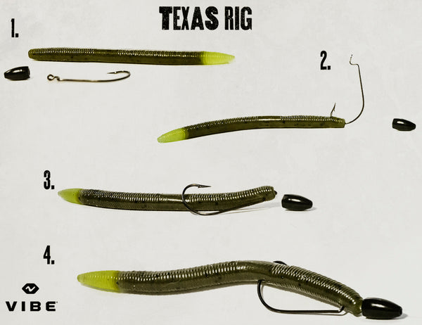 WORKS WITH LIVE BAIT! The smallest texas rig in the world. 