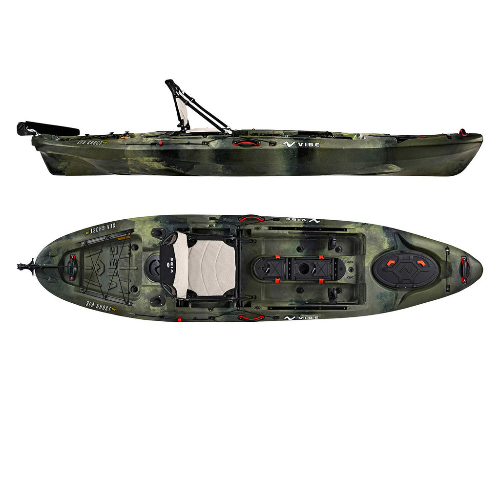 vibe sea ghost 110 kayak angler package