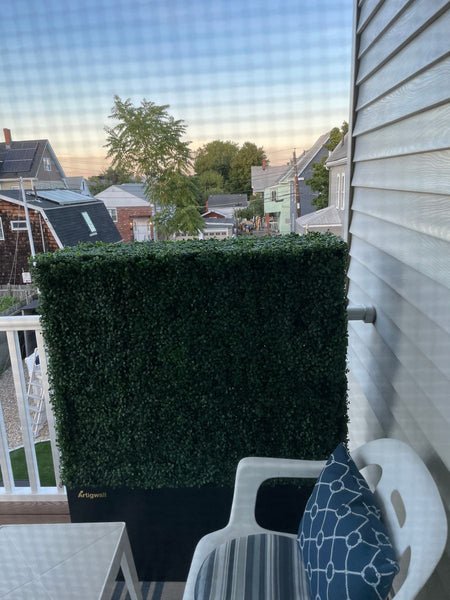 artificial hedge for balcony outdoor