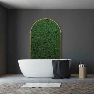 Artigwall Arch backdrop stand for bathroom decoration as wall art