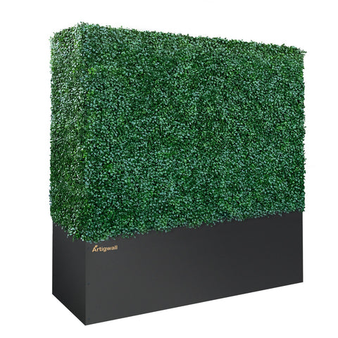 Artificial Boxwood Hedge in Trough