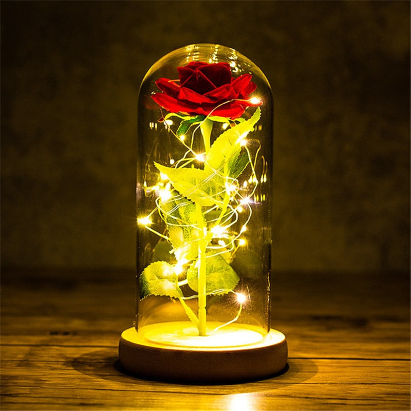 Rose Éternelle LED - Le symbole romantique de l'amour éternel – ShopChop