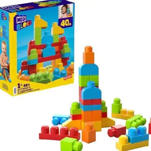 Mega™ Bloks Let's Build It! - The Toy Store - Unplug & Play - Mega Bloks 80-piece Big Building Bag