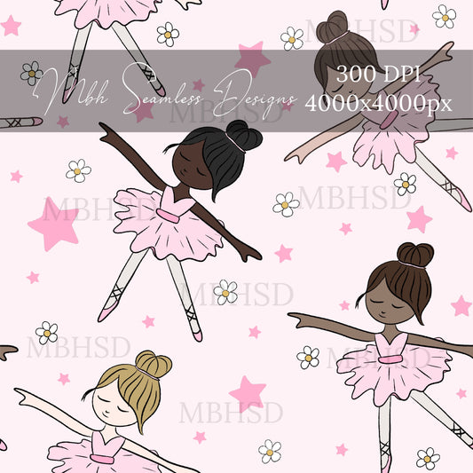 Mean Girls Starry Stickers Seamless Pattern – MBH Seamless Designs