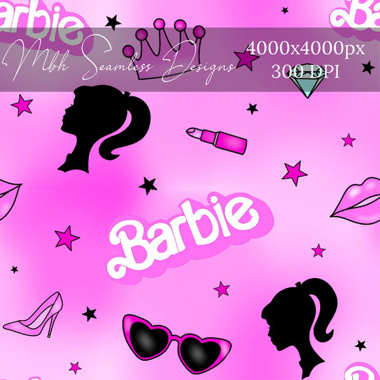 Mean Girls Starry Stickers Seamless Pattern – MBH Seamless Designs