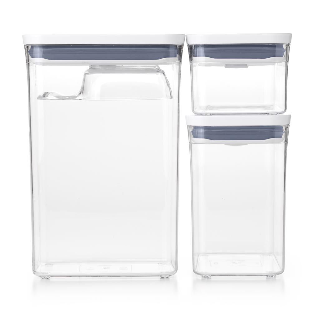 900ml/2.4l/3.4l Clear Food Storage Containers Large Capacity