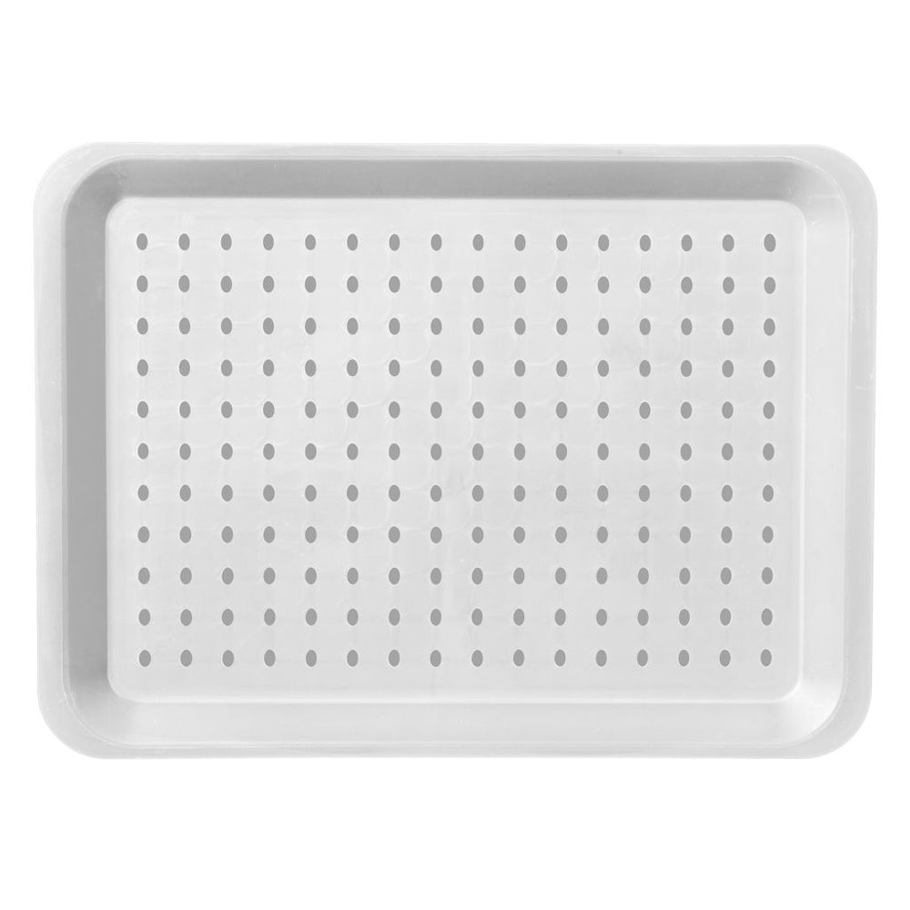 Oggi Rubbergrip Non-Skid Rectangle Serving Tray | Aqua