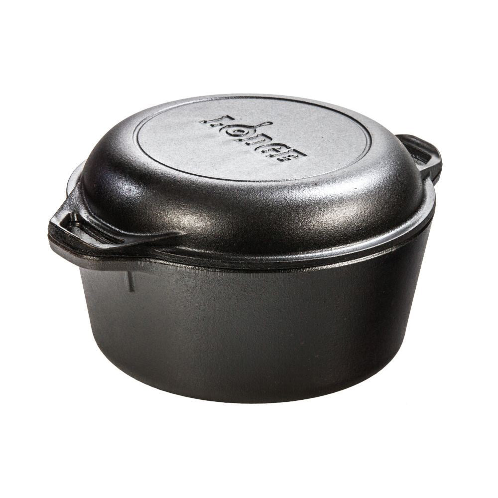 The Rock Gourmet Non-Stick 5L Dutch Oven with Lid (Grey)