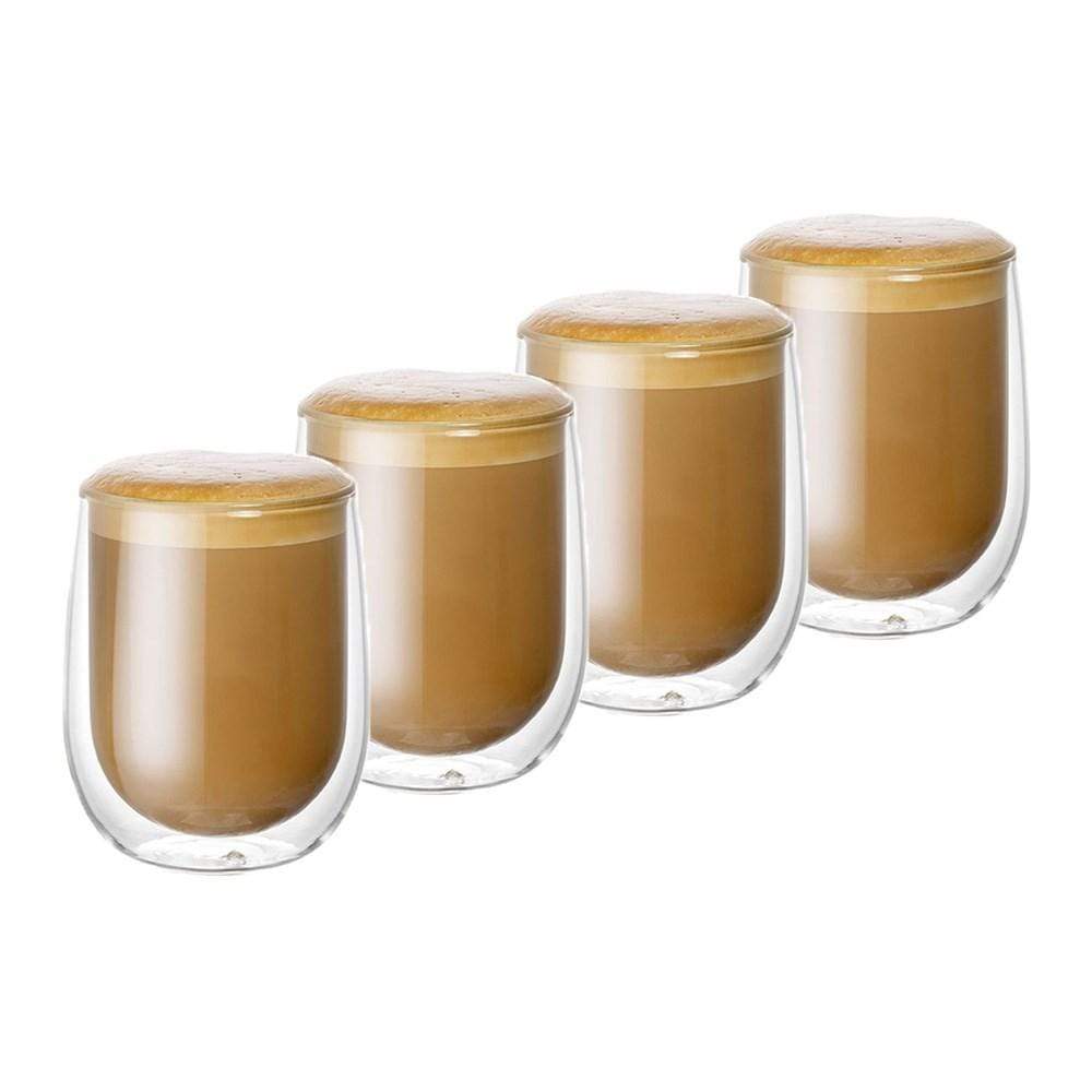 Baccarat Barista Double Walled Glass Travel Coffee Cup 250ml Size  8.5X8.5X14.2cm