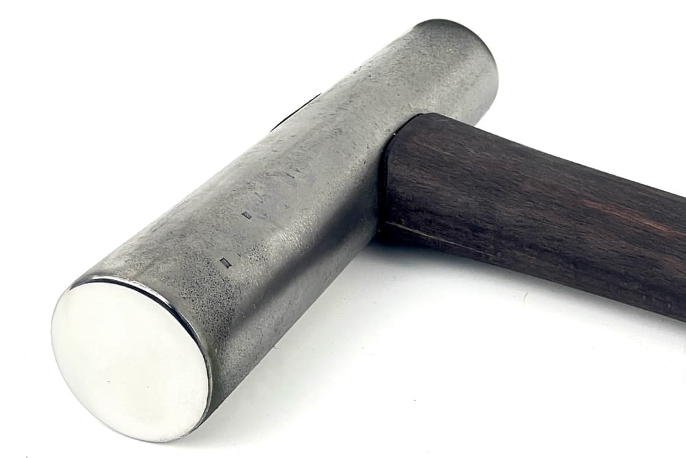 Japanese blacksmithing double headed round hammer 2.4 lbs - StrictBlacksmith product image