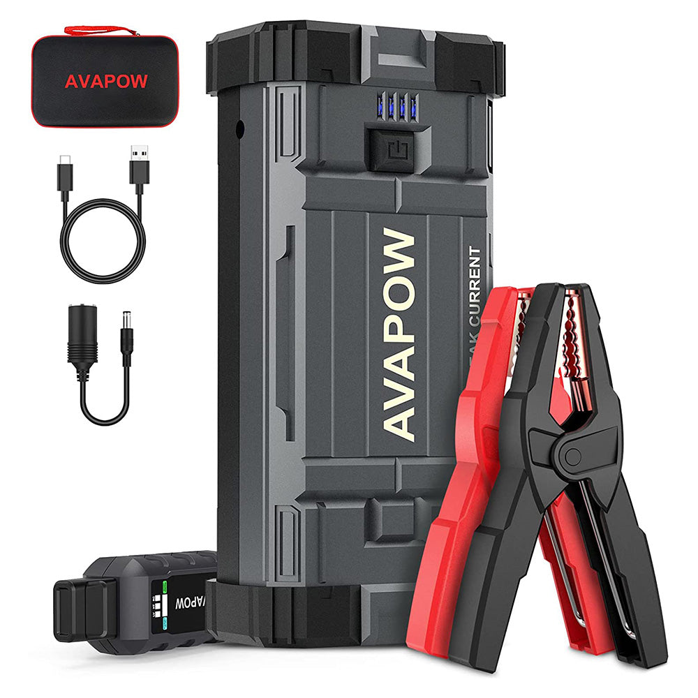 Evatronic Jump Starter 2000A Peak Car Jump Starter, 11300mAh Portable