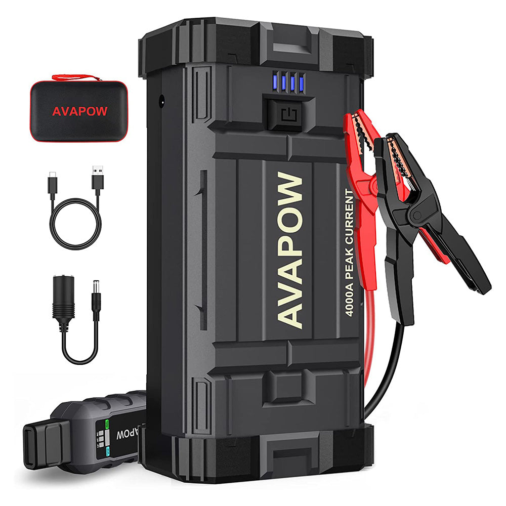 Evatronic Jump Starter 2000A Peak Car Jump Starter, 11300mAh Portable