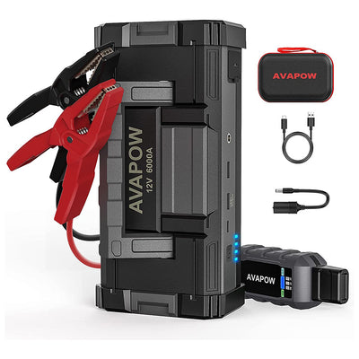 AVAPOW A58 Car Battery Jump Starter 4000A Peak Battery Capacity