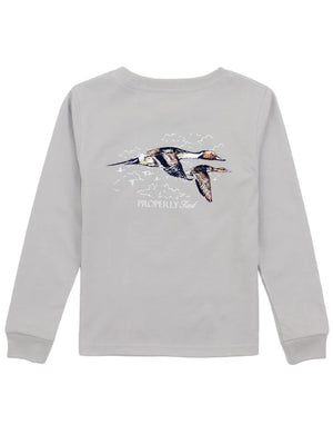Boys Pintails LS Ice Grey - Babies and Blooms Boutique