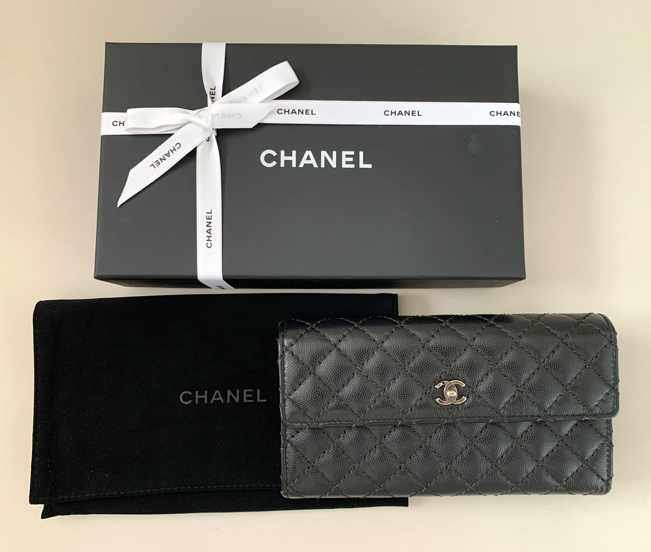 1689 CHANELシャネル ラウンドファスナー 長財布 - 長財布