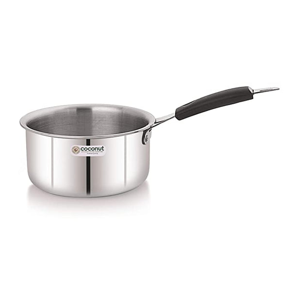 Buy Coconut Triply Stainless Steel Kadai with Lid 2.5 L Online at