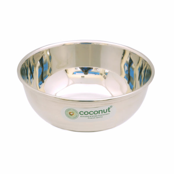 Coconut Stainless Steel Heavy Hammered Kadai with handle – Coconut Store