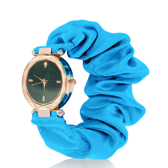 1pc Black PU Polyurethane Strap Fashion Rhinestone Decor Round Dial Quartz  Watch & 5pcs Bracelet, For Gift | SHEIN