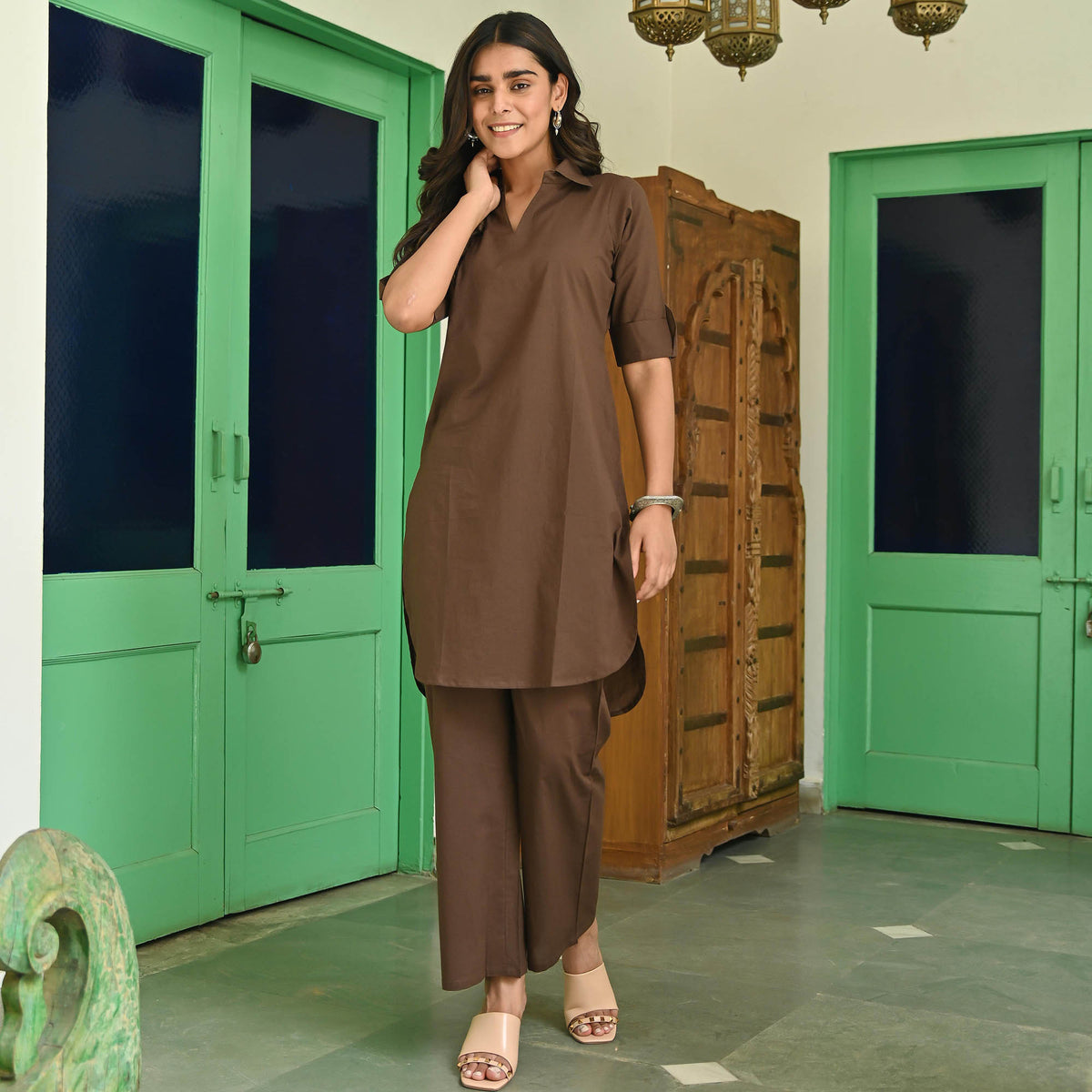 LASTINCH Regular Fit Women Dark Green Trousers - Buy LASTINCH Regular Fit  Women Dark Green Trousers Online at Best Prices in India