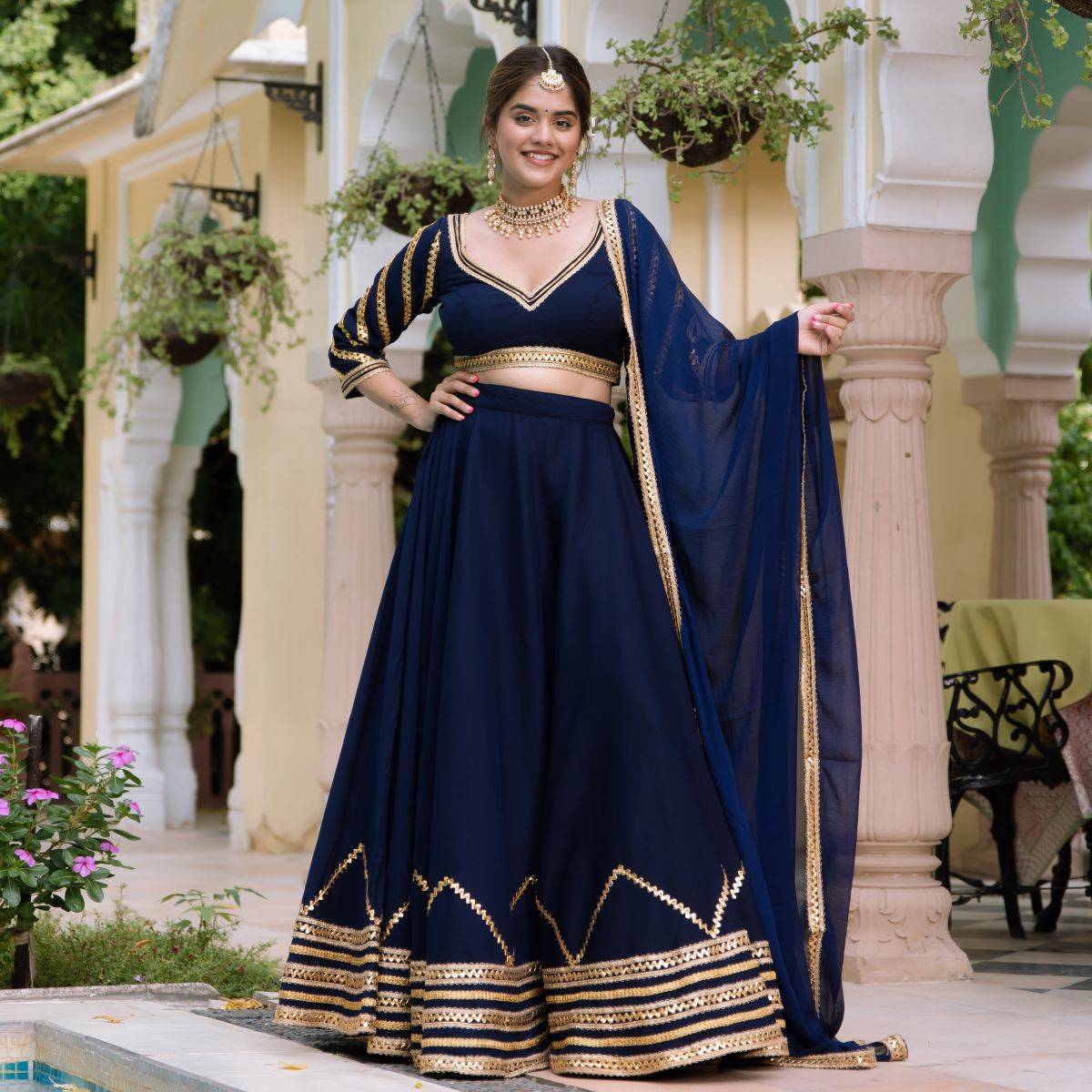 Cotton Lehenga Set – Buy Designer Cotton Lehenga Choli For Women ...