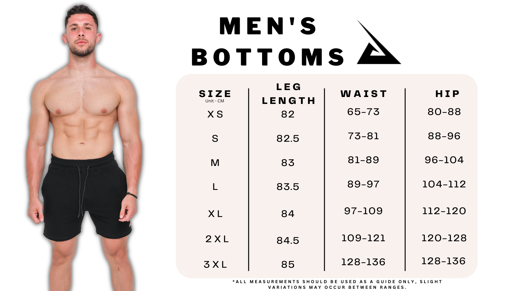 Men's Sizing Guide – Duco Active