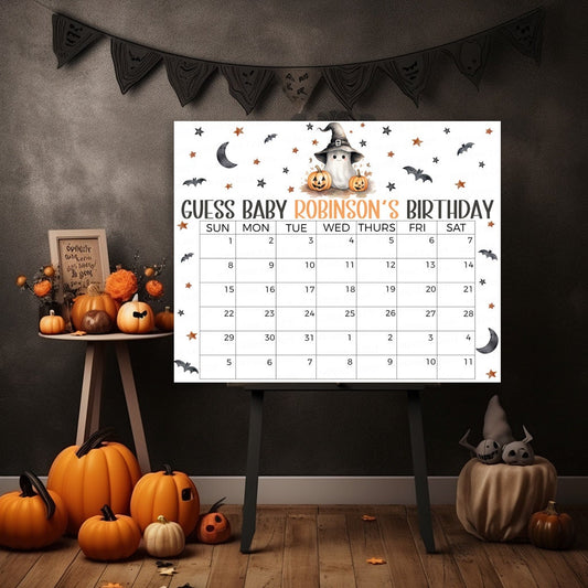 A Little Boo Halloween Baby Shower Game Don't Say Baby Game Baby Shower  Games Printable Instant Download 65BB