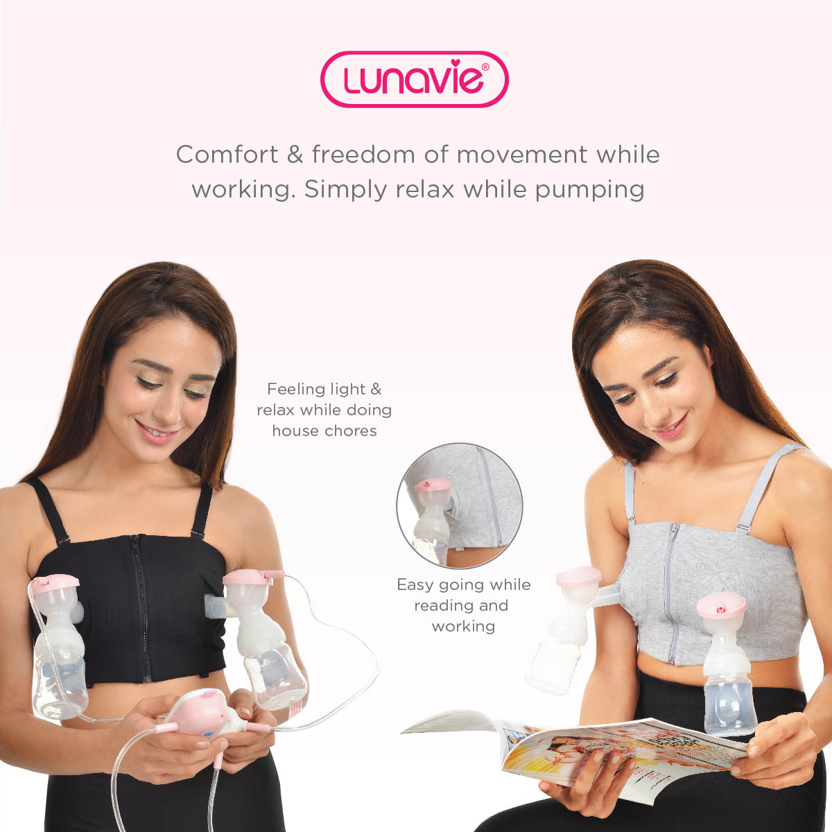 Lunavie Hands Free Pumping Bra – Lunavie Malaysia