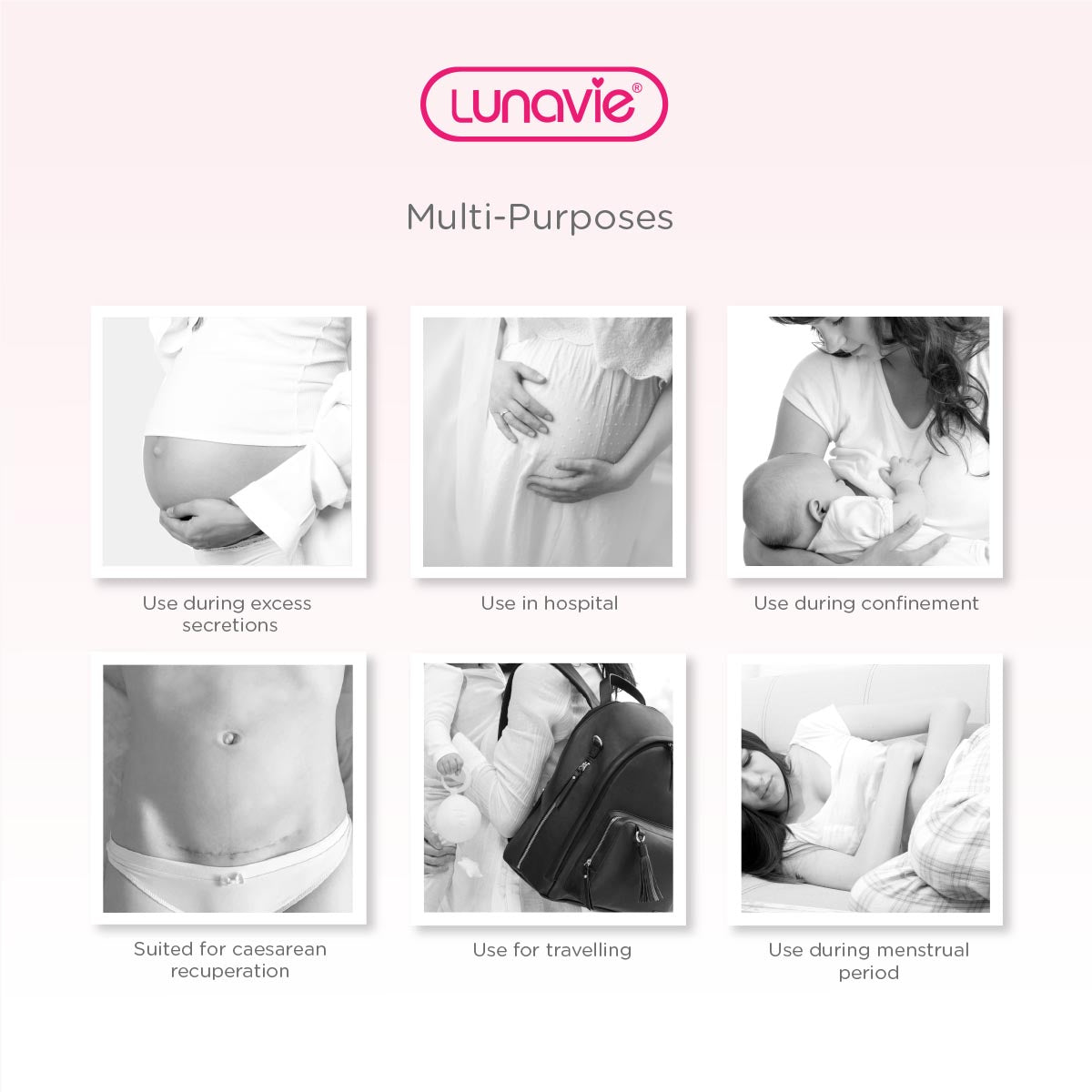 Lunavie Disposable Maternity Panties (5 Pcs/Pack)