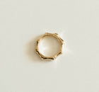 Gold circle charm clip