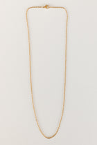 Gold slider necklace