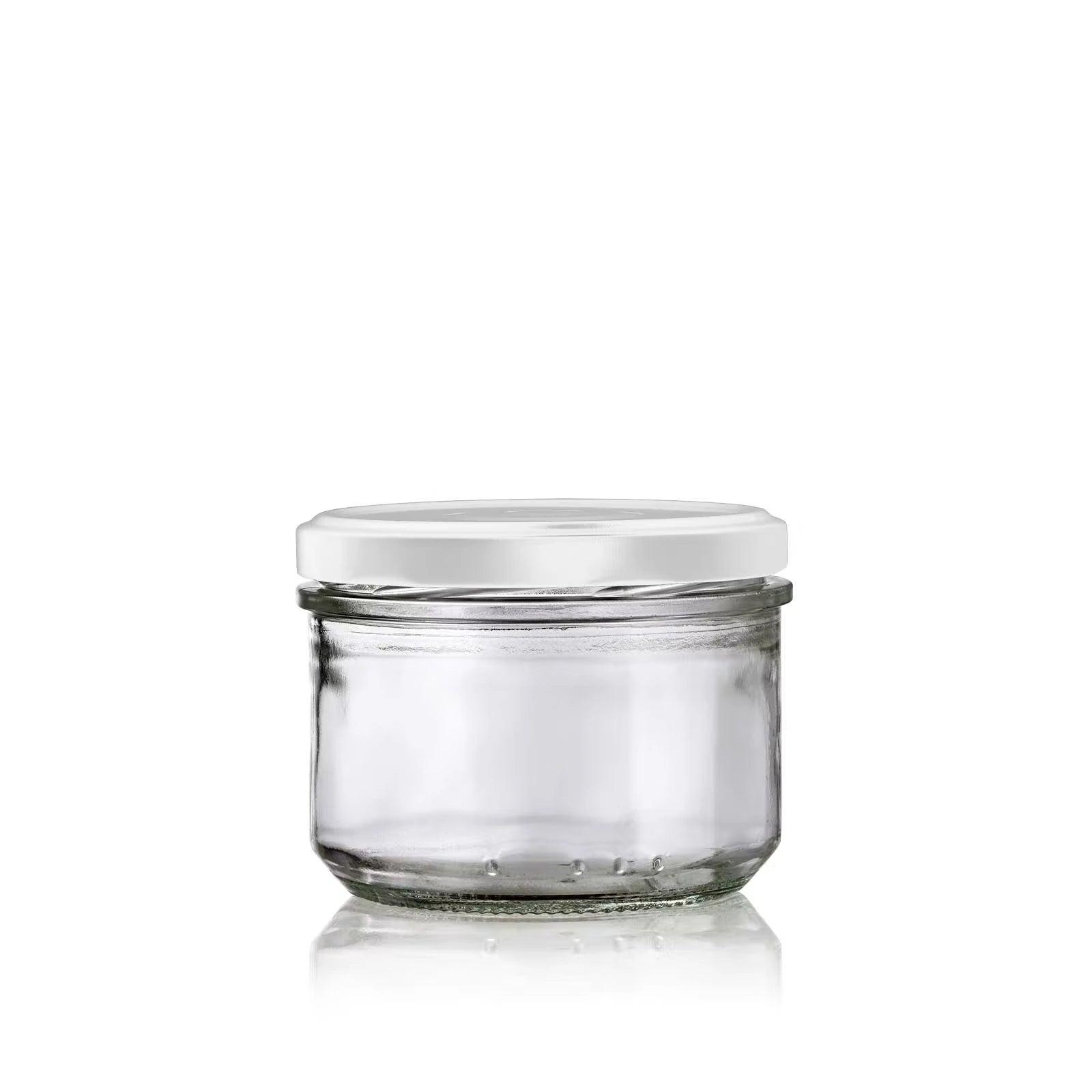 Equipement professionnel cuisine - %category_name% : Verrine - 80ml - Lot  de 12 - Couvercle en verre