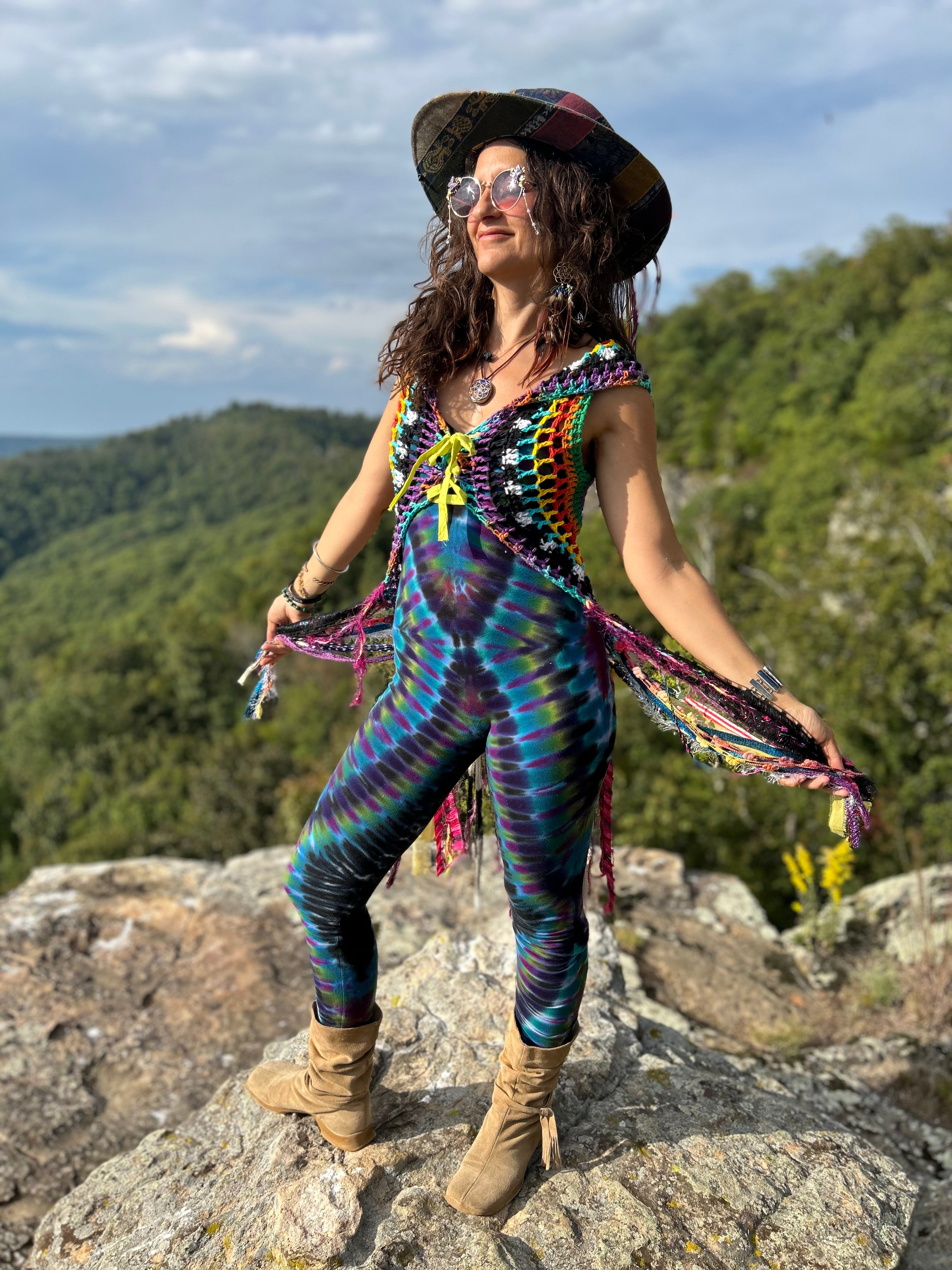 Shipibo patch fae vest