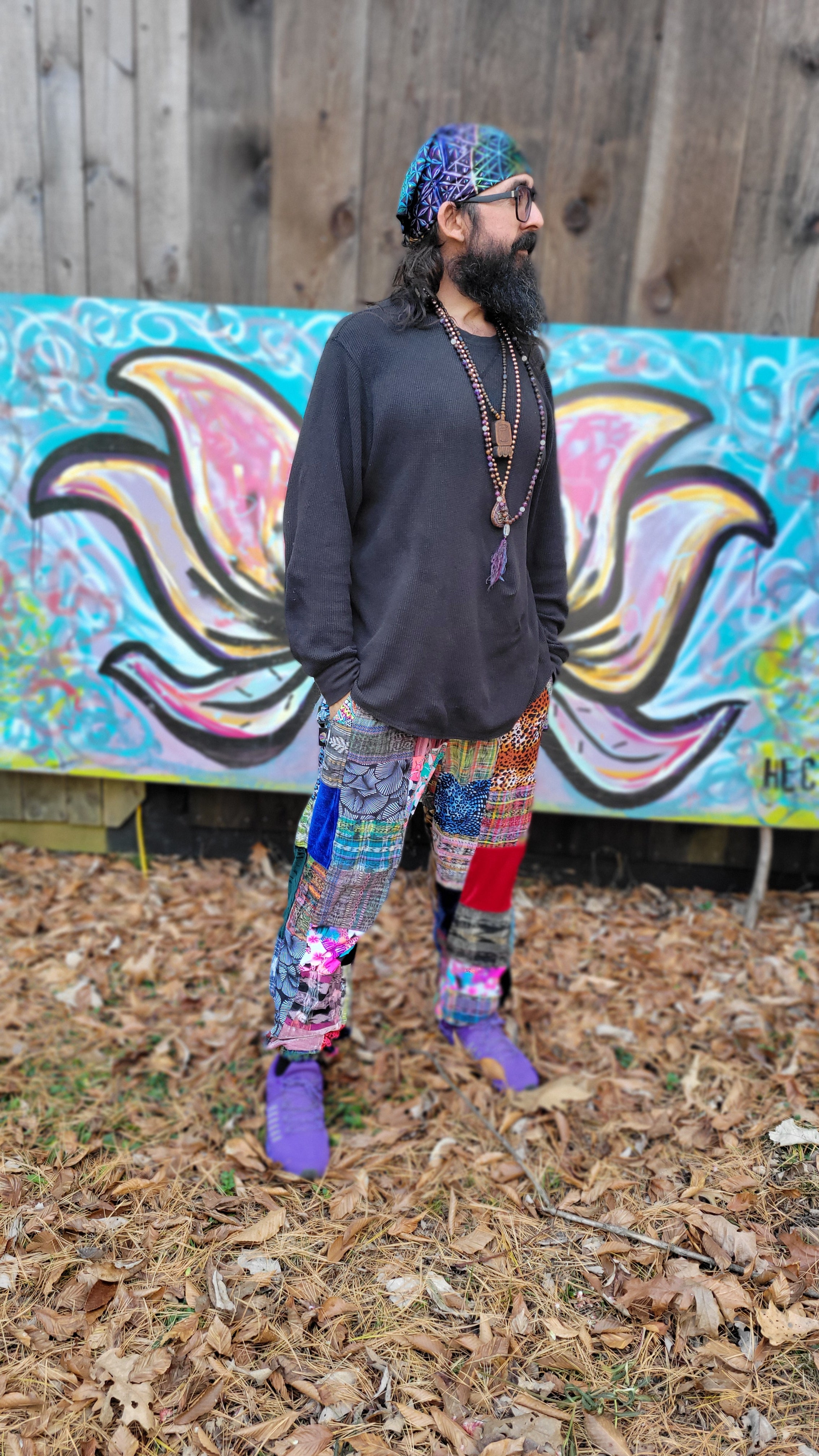 Patchwork Joggers