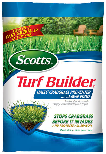 Image of Scotts Turf Builder Halts Crabgrass Preventer with Lawn Food on Pinterest