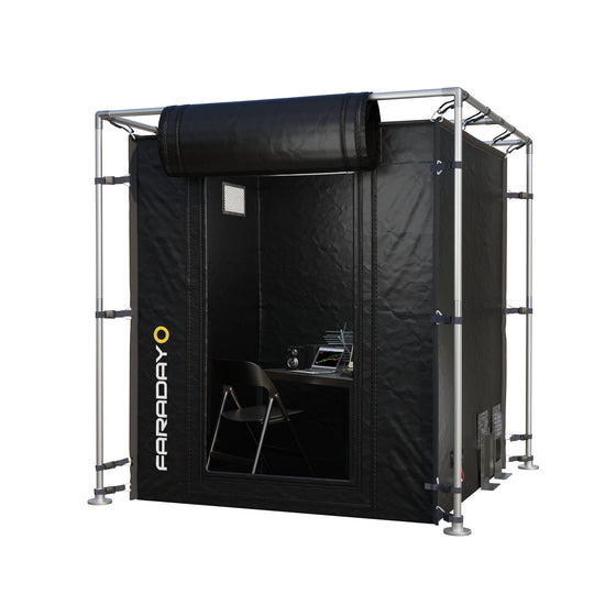 X-Large Faraday Tent – LX Black RF/EMI Shielding Enclosure Room (9′ x – Prepper  Hideout
