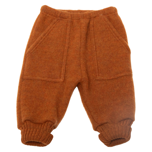 8: Joha Tykke Bukser i uld - Orange str. 100