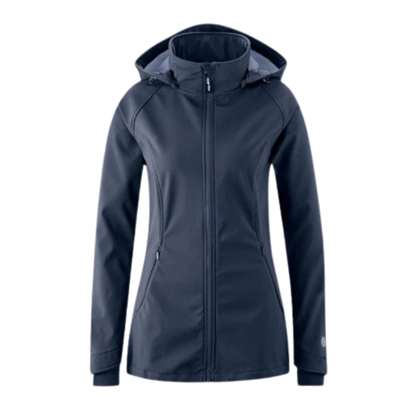 Mamalila 4i1 Softshell Bære- og Graviditetsjakke Også til Rygbæring - Navy str. XS