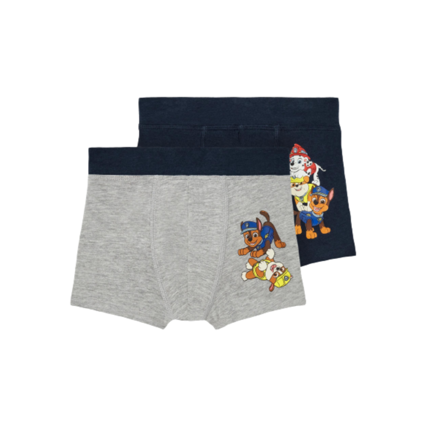 Name it Undertøj - Jocut - 2-pak Boxer Shorts - Paw Patrol - Navy/grå str. 86