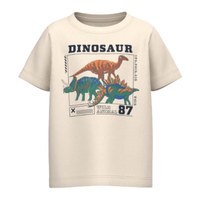 Name it Tshirt  Kads  Dinosaur  Whitecap Gray str. 104